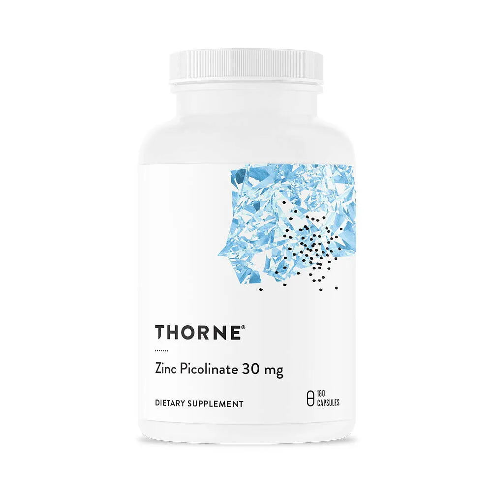 THORNE Zinc Picolinate 30 mg, 180 kap
