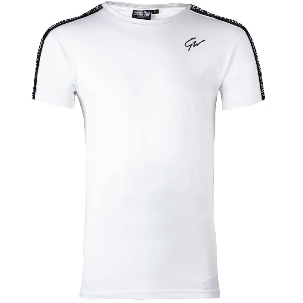 Gorilla Wear Chester T-Shirt, white/black