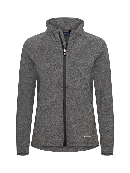 Cutter & Buck Adapt Full Zip Funktionsjacka Dam – Antracitmelerad