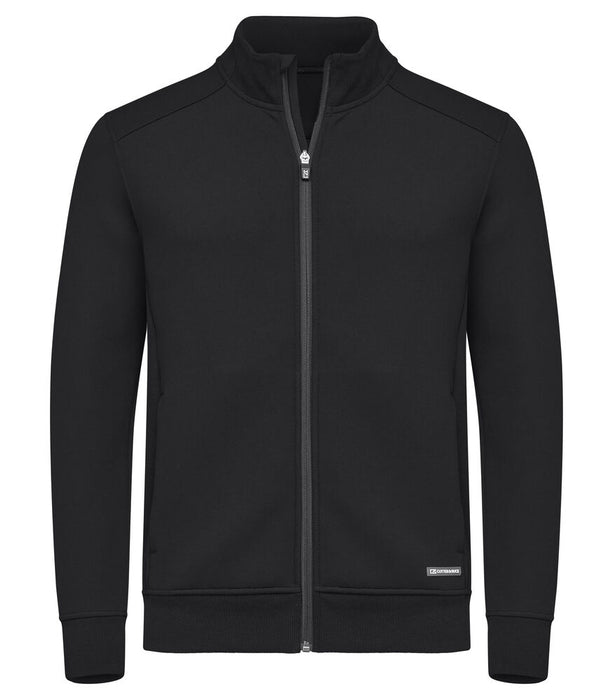 Cutter & Buck Pemberton Full Zip Cardigan Herr – Svart