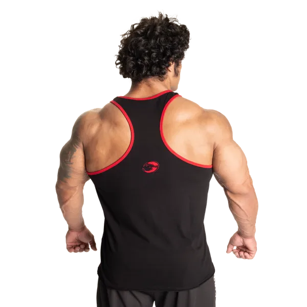 Gasp Vintage T-back Linne, Black/Red