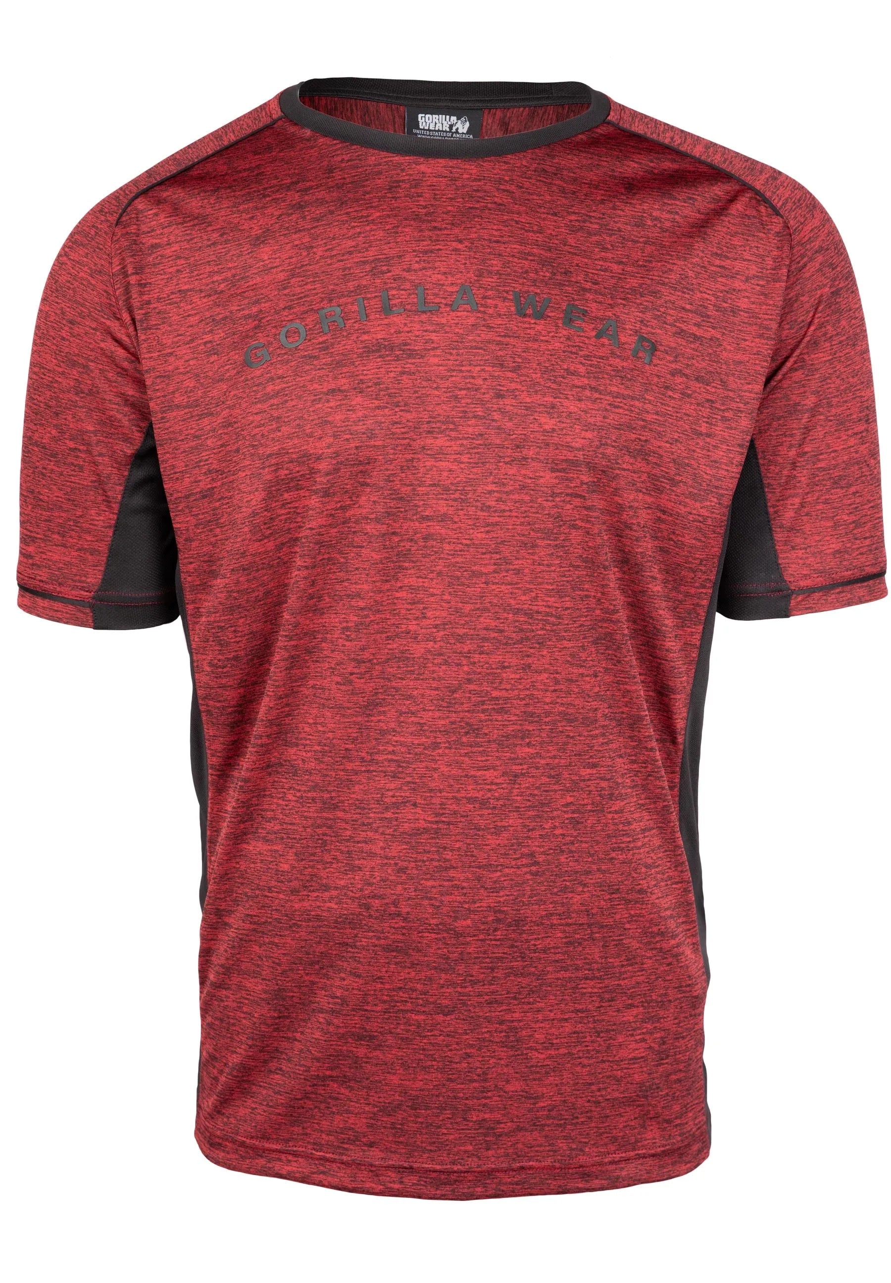 Gorilla Wear Fremont T-Shirt, burgundy red/black
