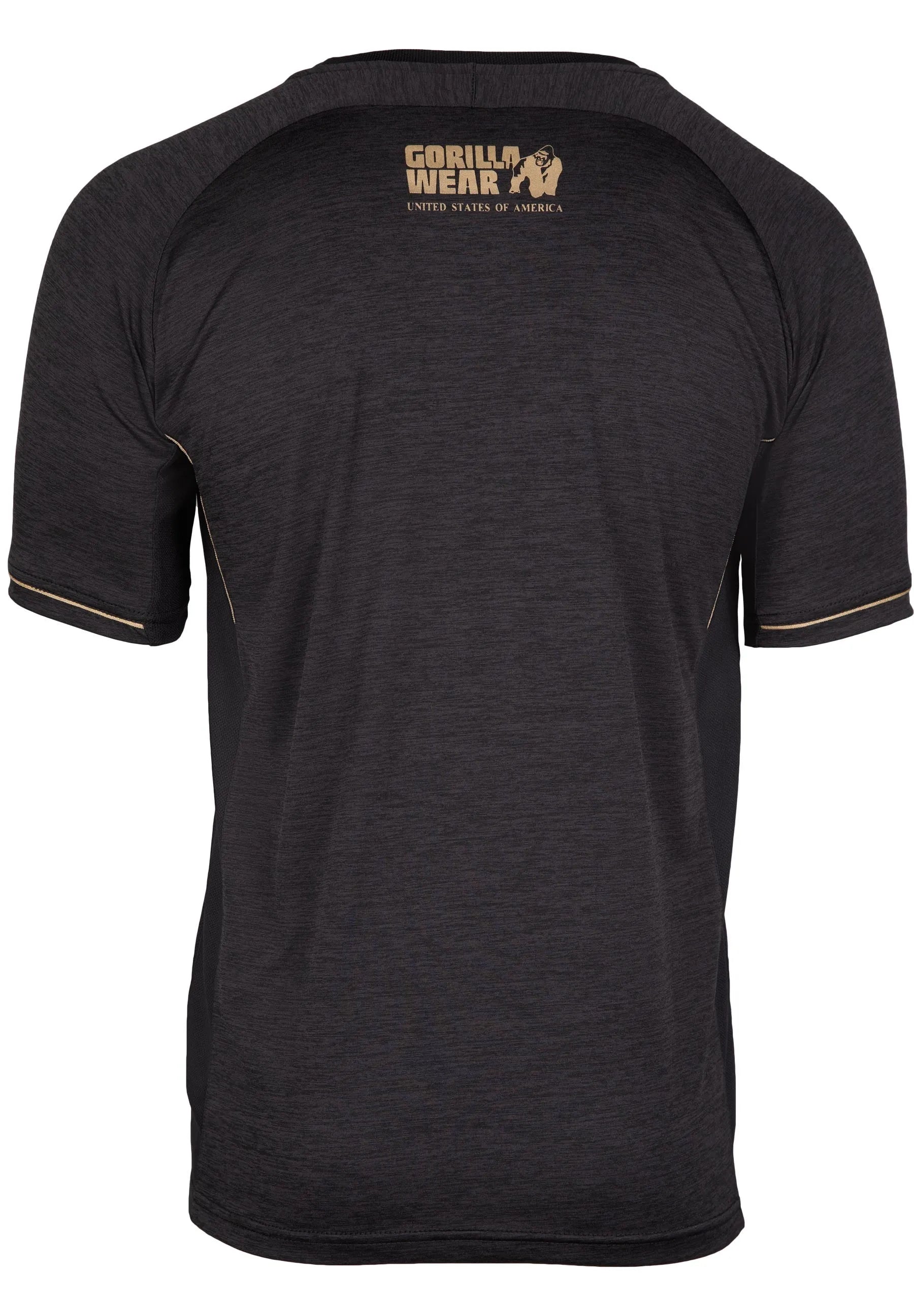 Gorilla Wear Fremont T-Shirt, black/gold