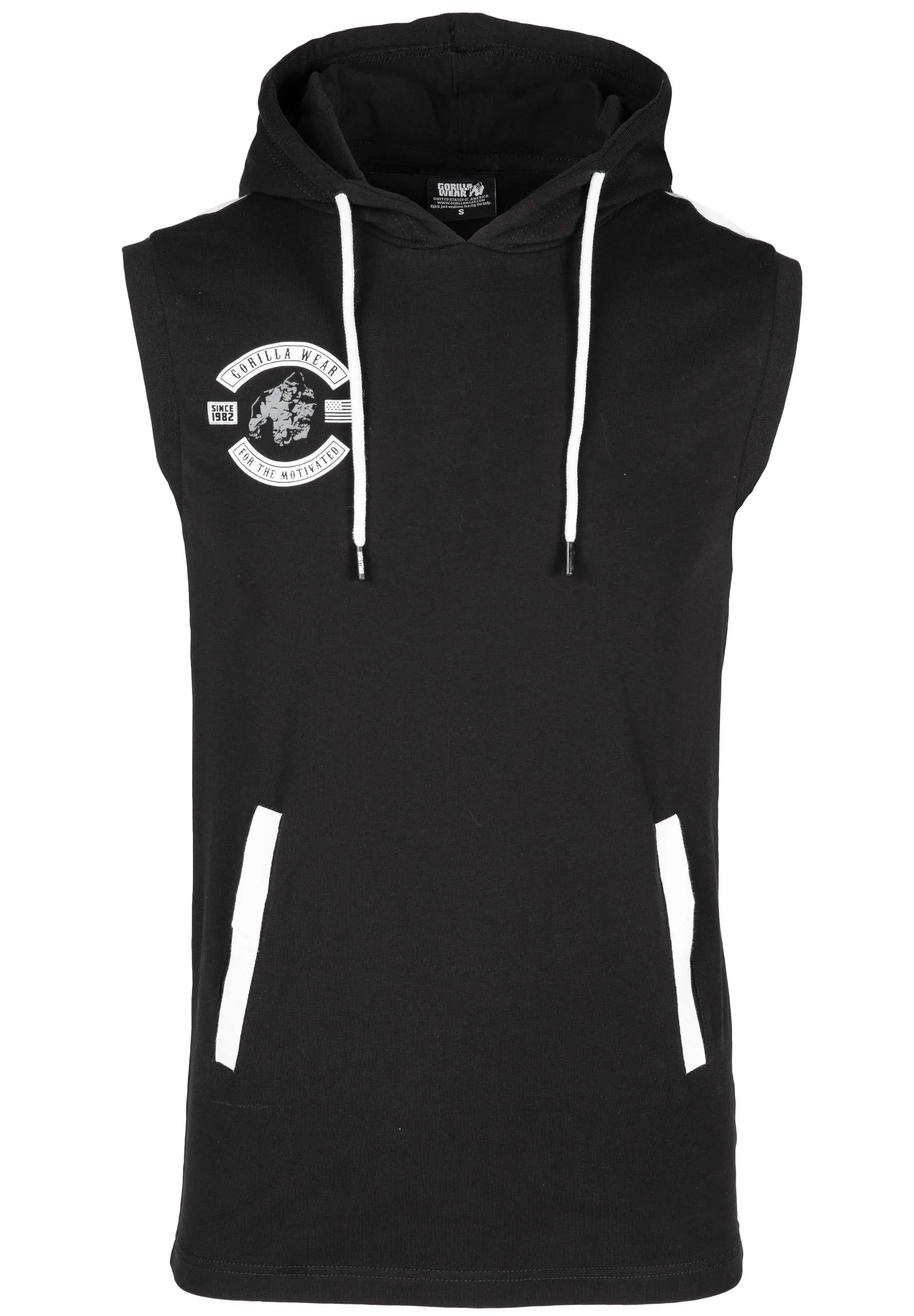 Gorilla Wear - Oswego S/L Hooded T-Shirt, black
