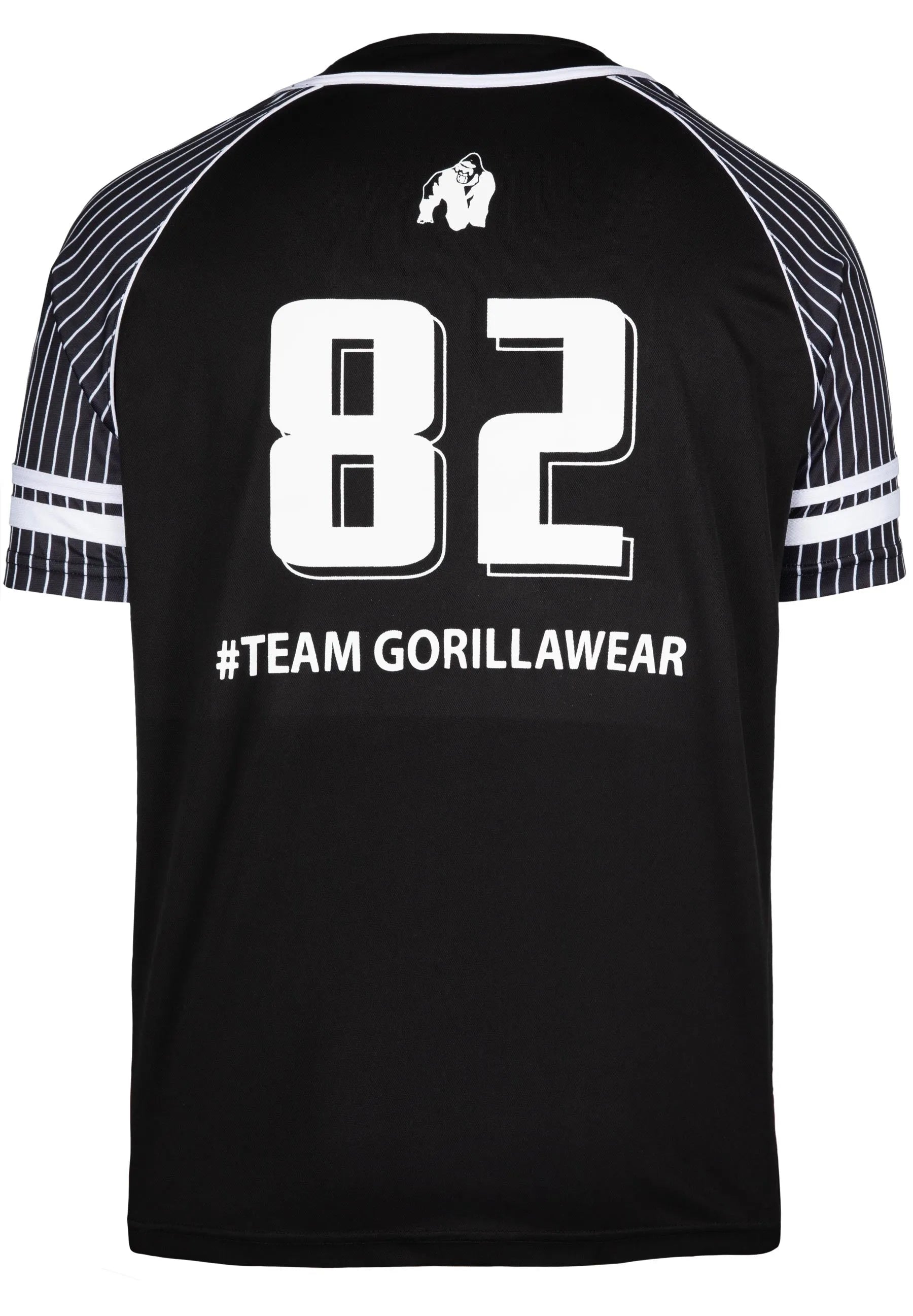 Gorilla Wear 82 Baseball Jersey T-shirt, black