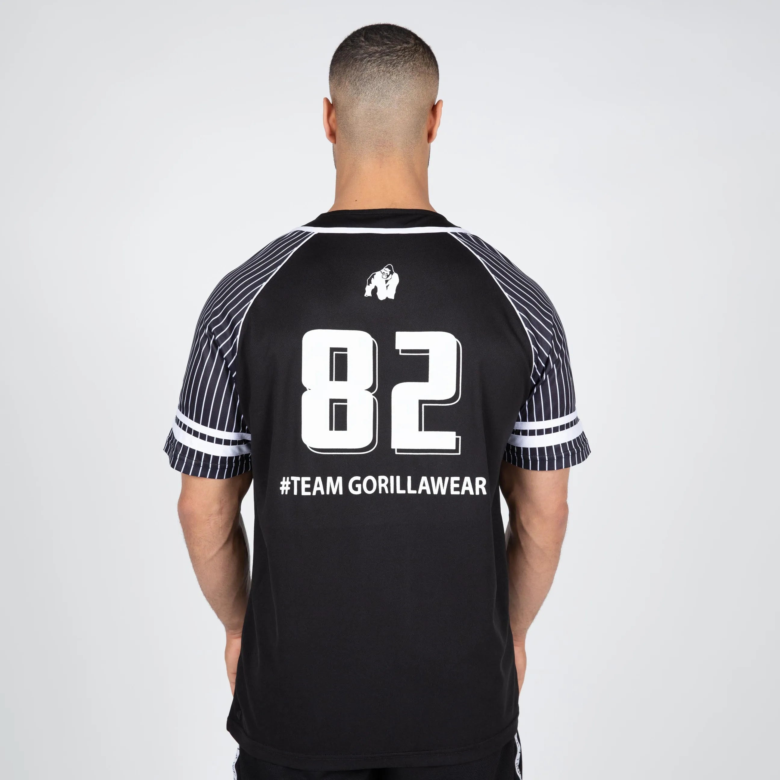 Gorilla Wear 82 Baseball Jersey T-shirt, black