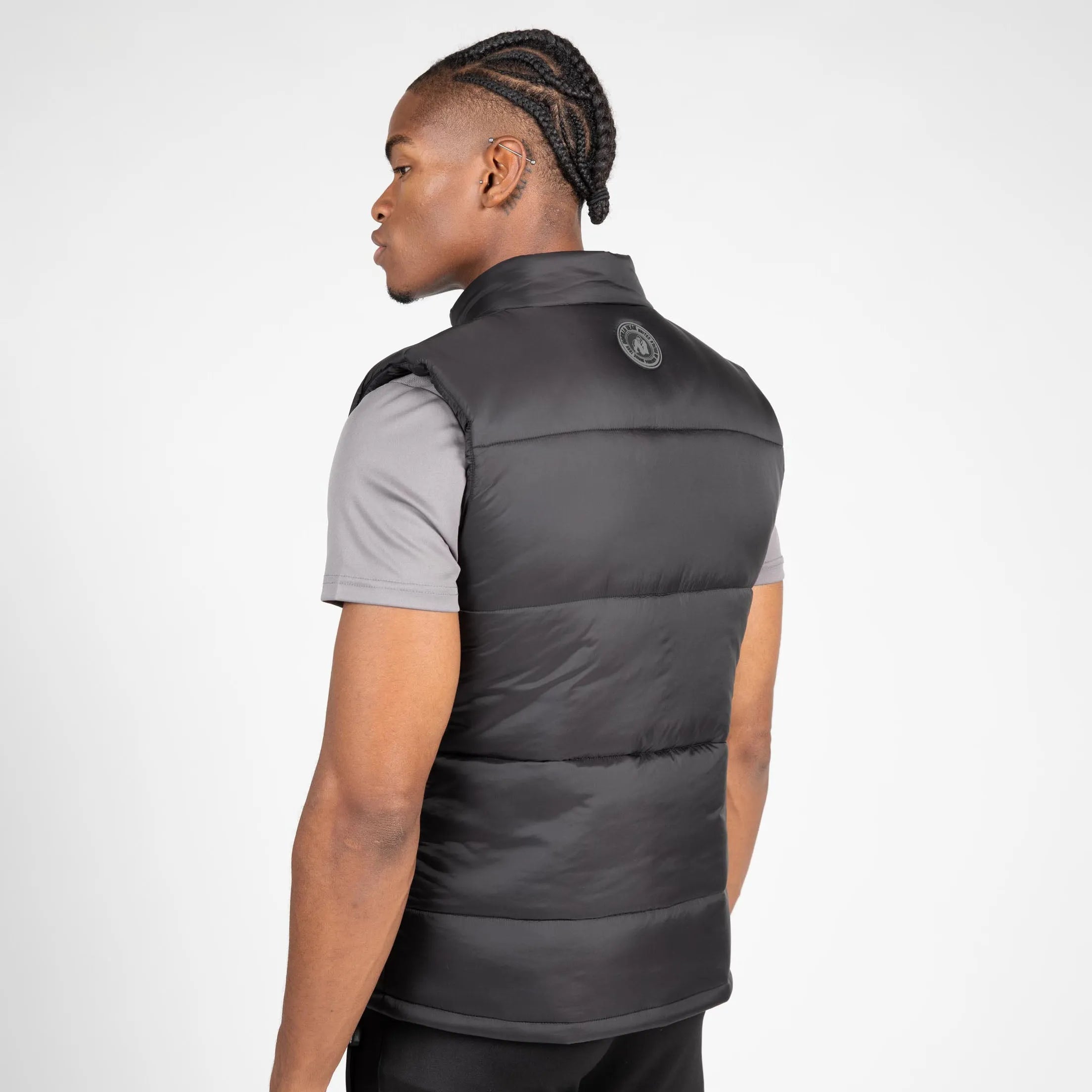 Gorilla Wear Irvine Puffer Vest, black