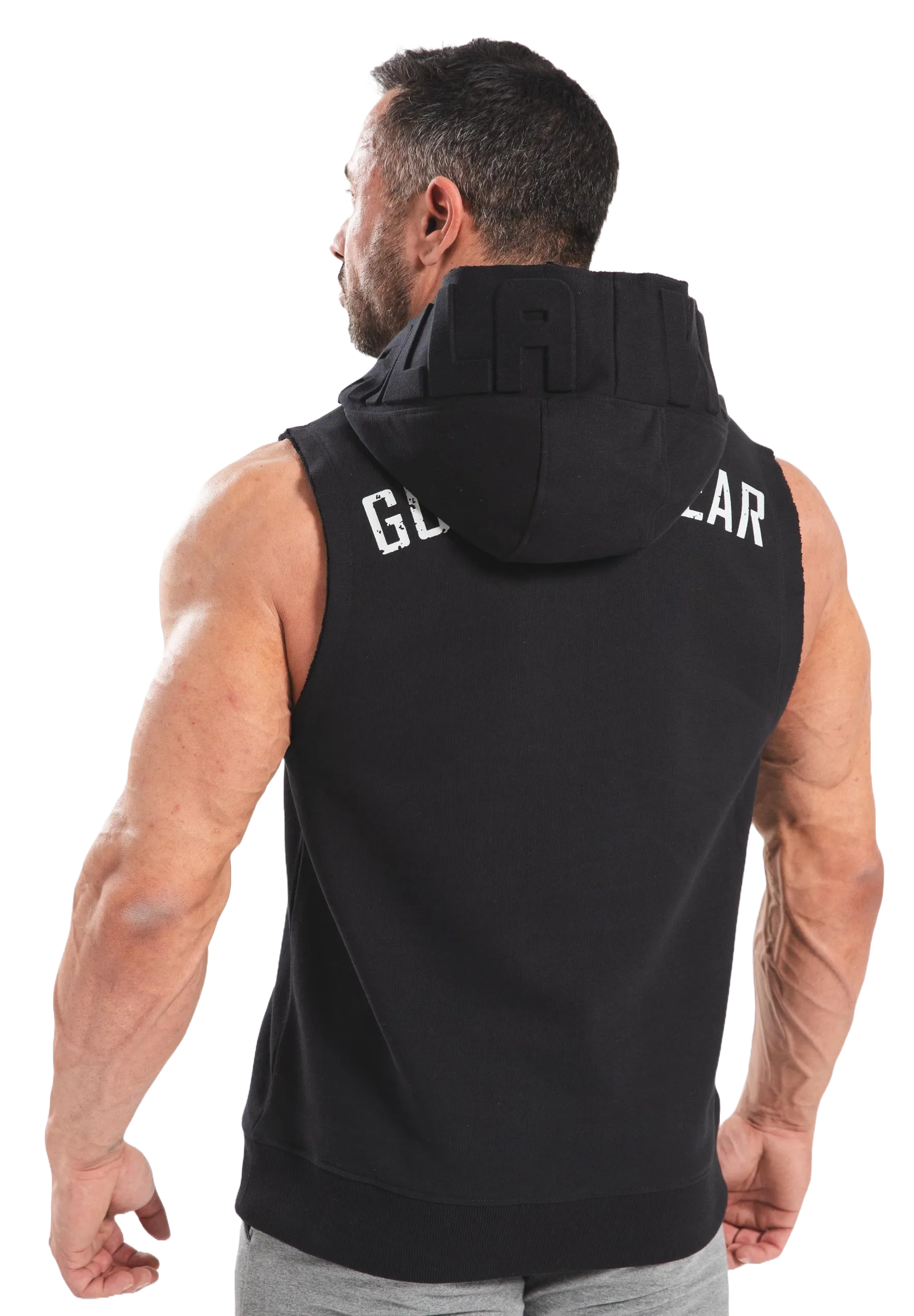 Gorilla Wear Marshall Sleeveless Hoodie, black