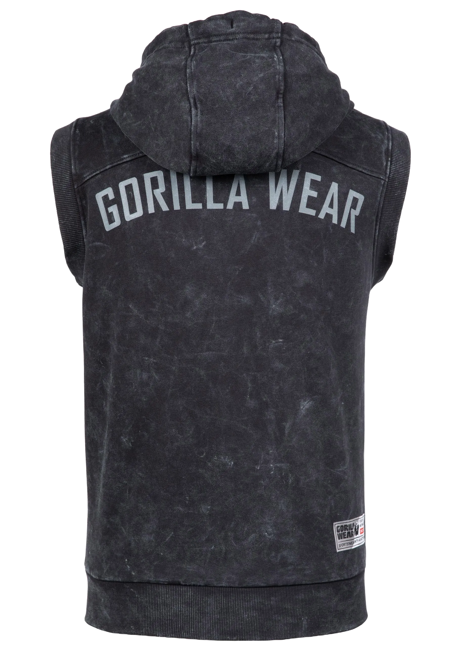 Gorilla Wear Silverdale Sleeveless Hoodie, black