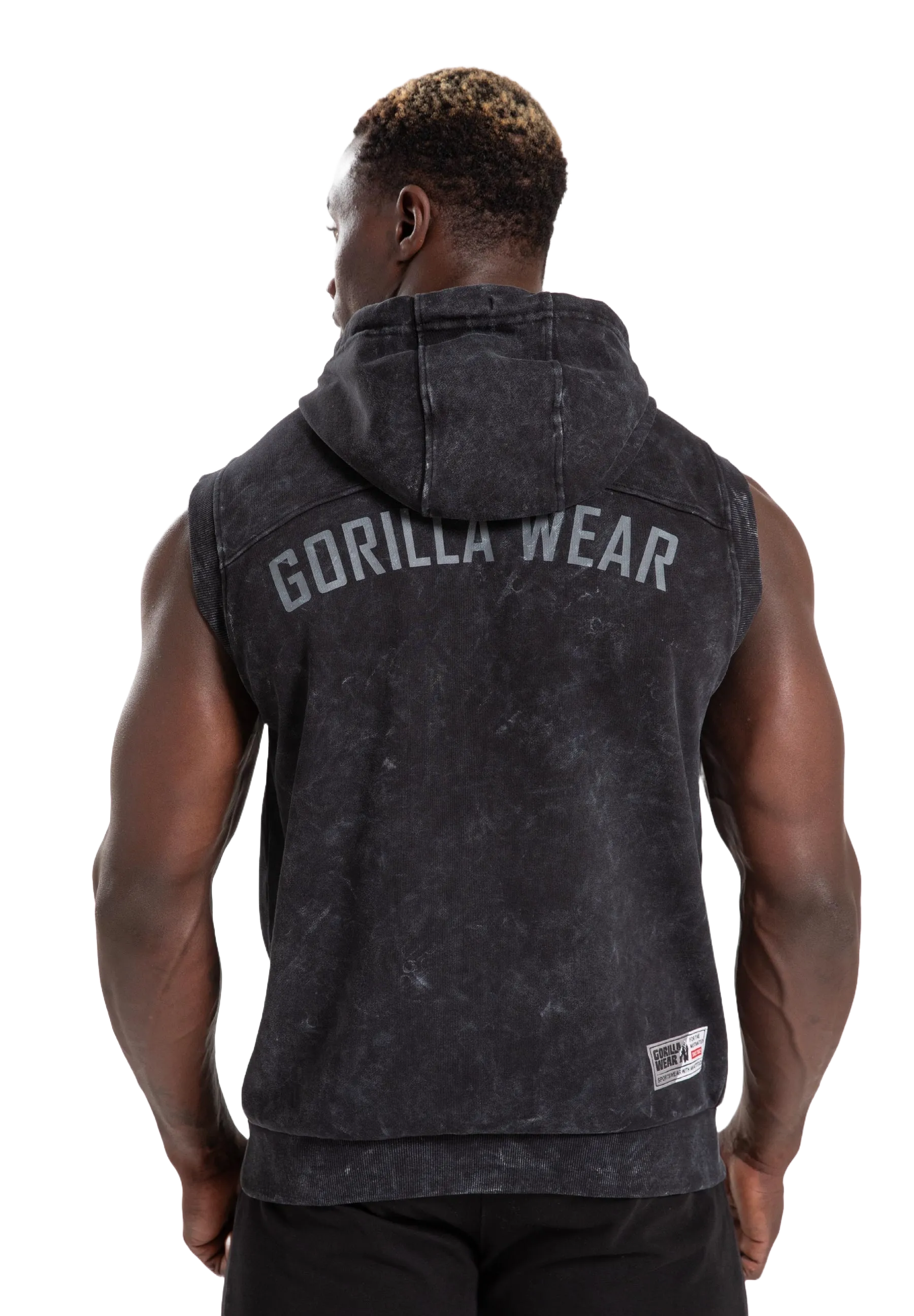 Gorilla Wear Silverdale Sleeveless Hoodie, black