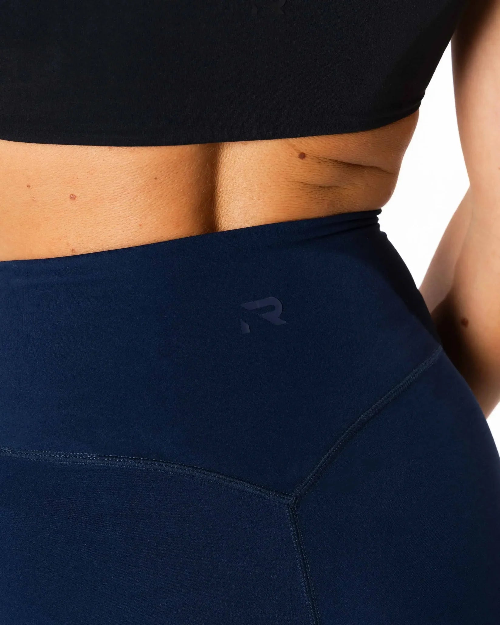 Relode Clean Tights/Träningstights Flared Tall - Mörkblå