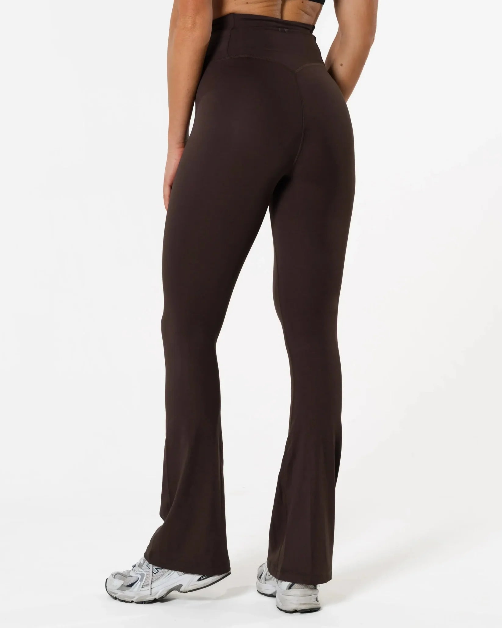 Relode Clean Tights/Träningstights Flared Tall - Brun