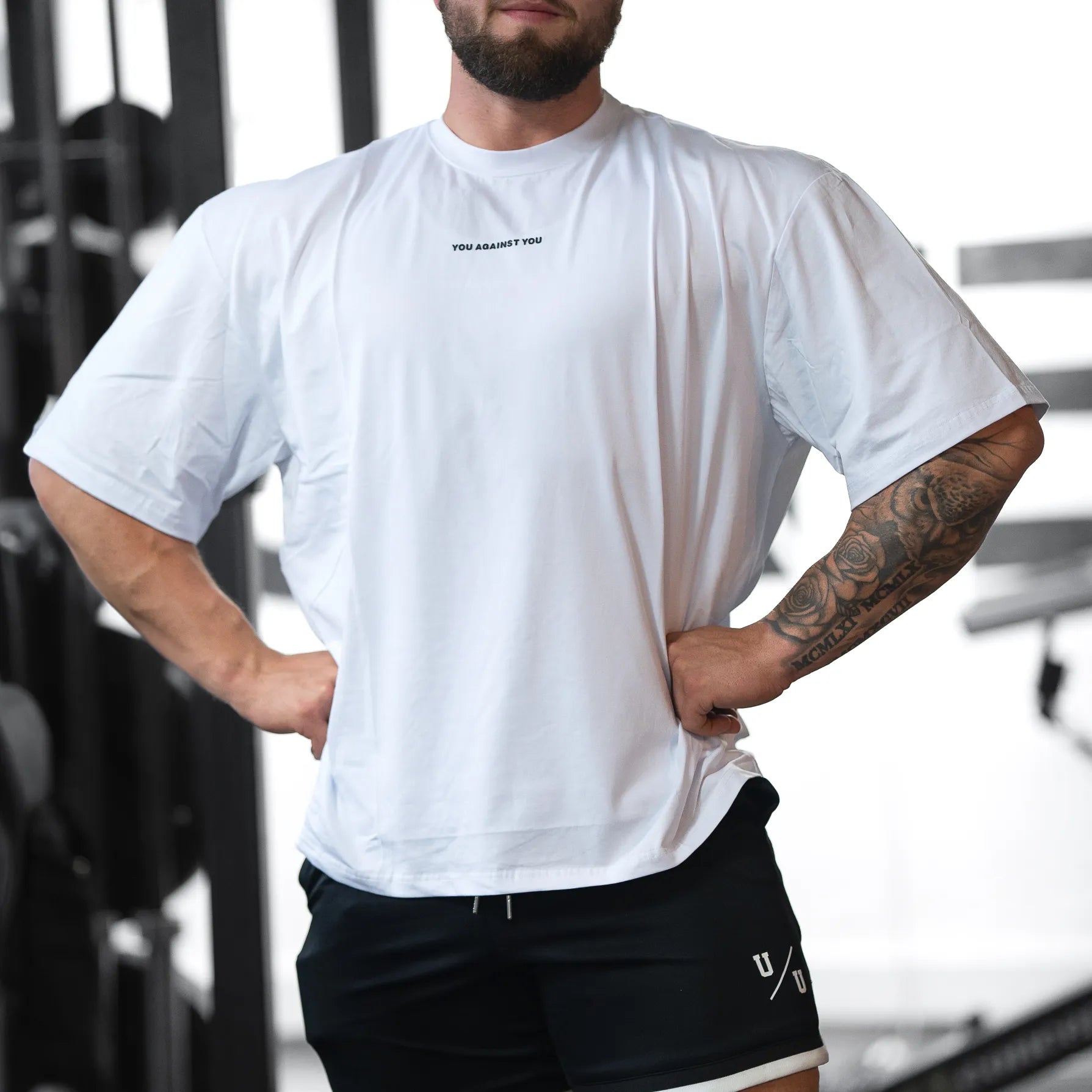 You Against You Elevate oversize T-shirt - white