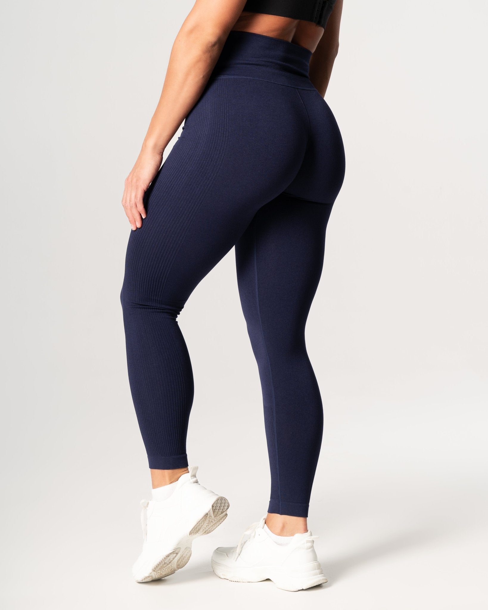RELODE Slipstream Seamless Tights/Träningstights - Marinblå