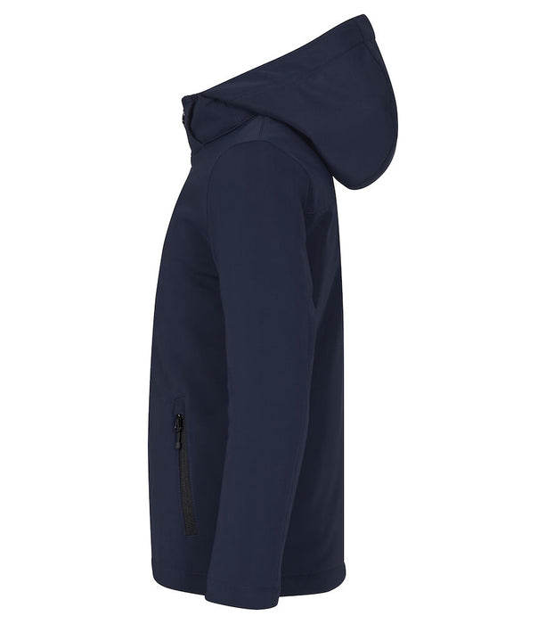 Clique Padded Hoody Softshell Jacka Junior - Marinblå