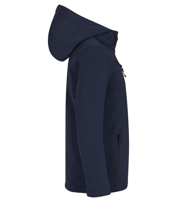 Clique Padded Hoody Softshell Jacka Junior - Marinblå