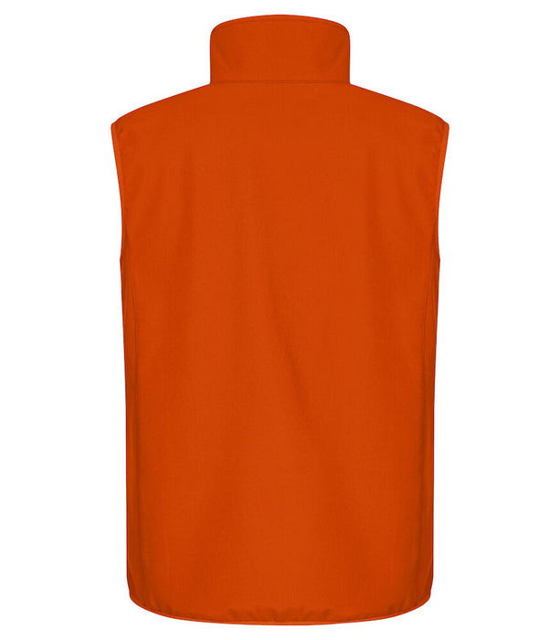 Clique Classic Softshell Väster – 3-Lagers Softshellväst - Orange - Herr