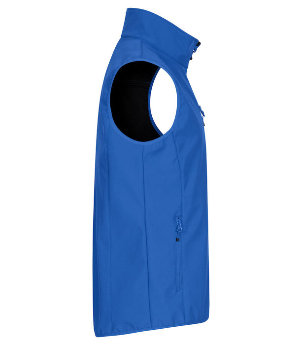 Clique Classic Softshell Väster – 3-Lagers Softshellväst - Blå - Herr