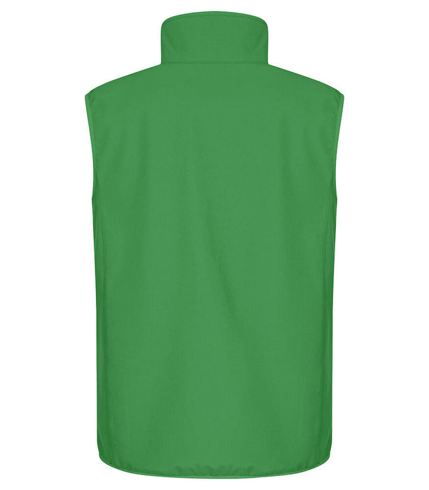 Clique Classic Softshell Väster – 3-Lagers Softshellväst - Grön - Herr