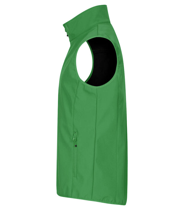 Clique Classic Softshell Väster – 3-Lagers Softshellväst - Grön - Herr