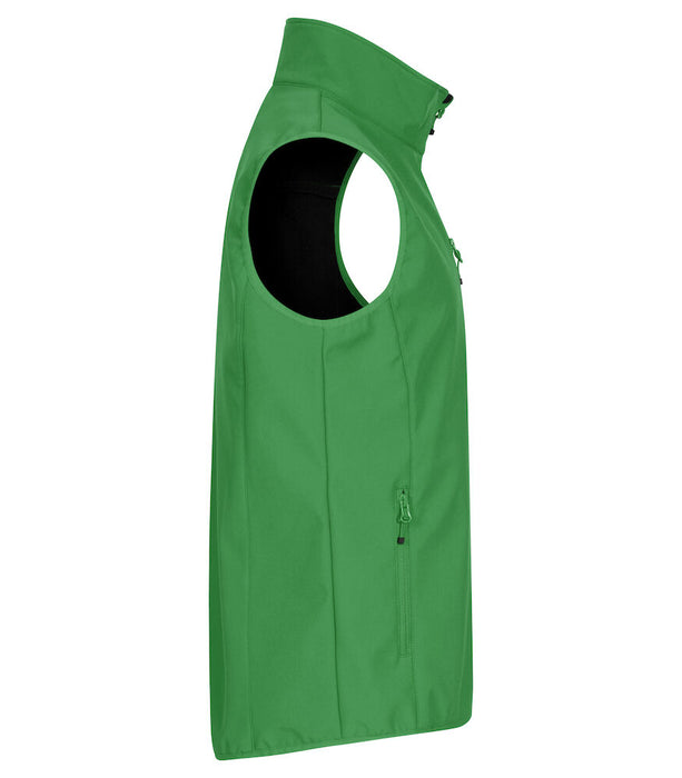 Clique Classic Softshell Väster – 3-Lagers Softshellväst - Grön - Herr