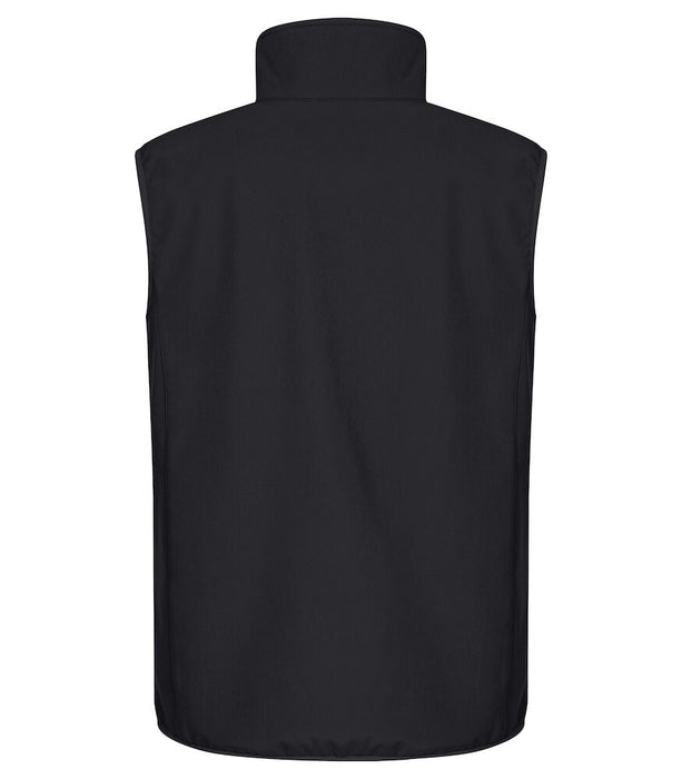Clique Classic Softshell Väster – 3-Lagers Softshellväst - Svart - Herr