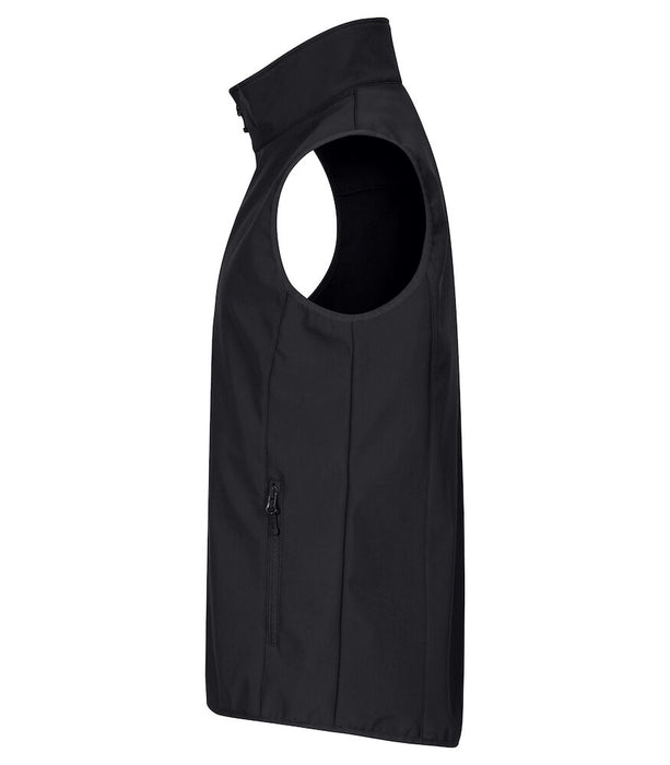 Clique Classic Softshell Väster – 3-Lagers Softshellväst - Svart - Herr