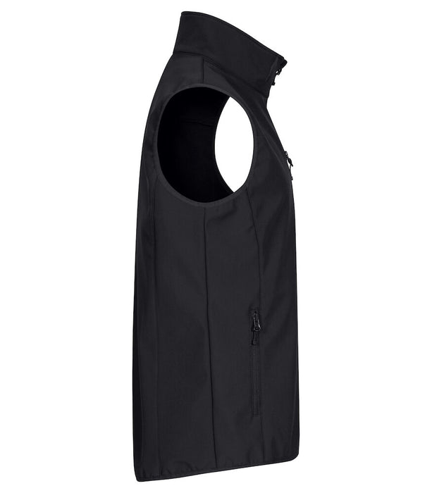 Clique Classic Softshell Väster – 3-Lagers Softshellväst - Svart - Herr