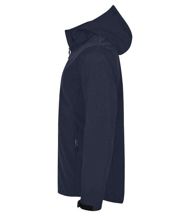 Clique Classic Softshell Hoody – 3-Lagers Softshelljacka - Herr - Marinblå