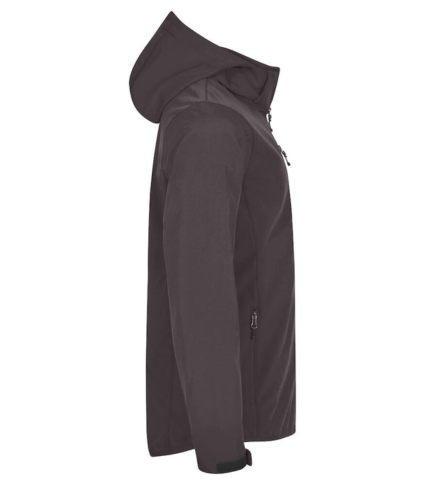 Clique Classic Softshell Hoody – 3-Lagers Softshelljacka - Herr - Mörkgrå