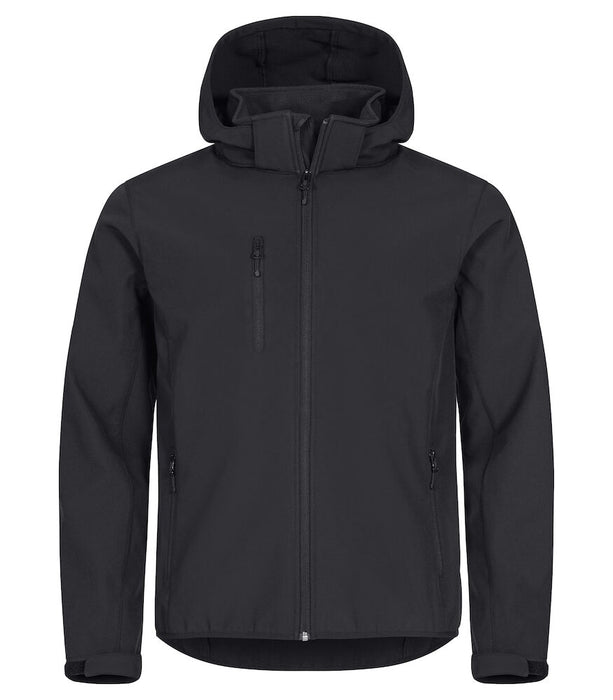 Clique Classic Softshell Hoody – 3-Lagers Softshelljacka - Herr - Svart