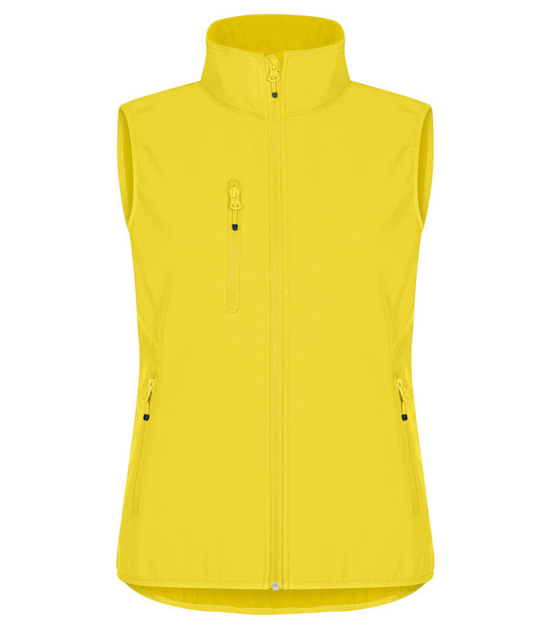 Clique Classic Softshell Väst Dam - Gul