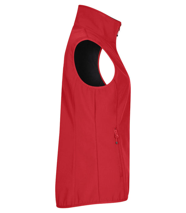 Clique Classic Softshell Väst Dam - Röd