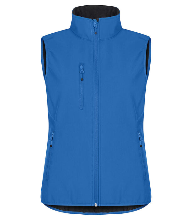 Clique Classic Softshell Väst Dam - Blå