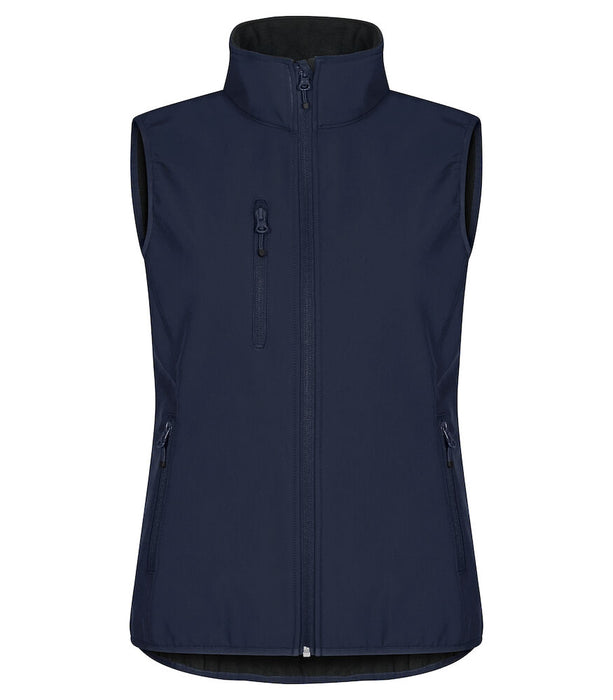 Clique Classic Softshell Väst Dam - Marinblå