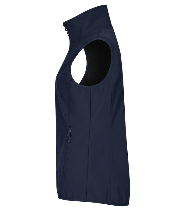 Clique Classic Softshell Väst Dam - Marinblå