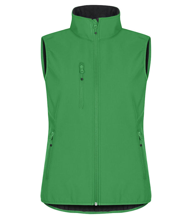 Clique Classic Softshell Väst Dam - Grön