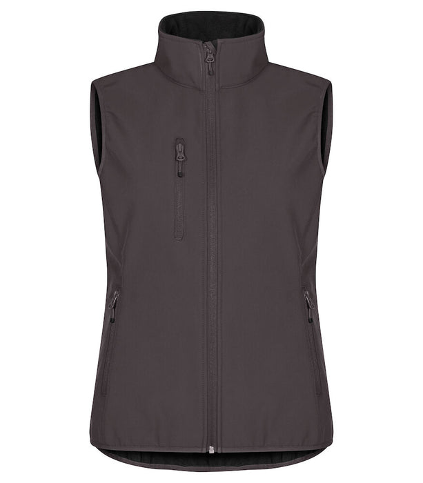 Clique Classic Softshell Väst Dam - Mörkgrå