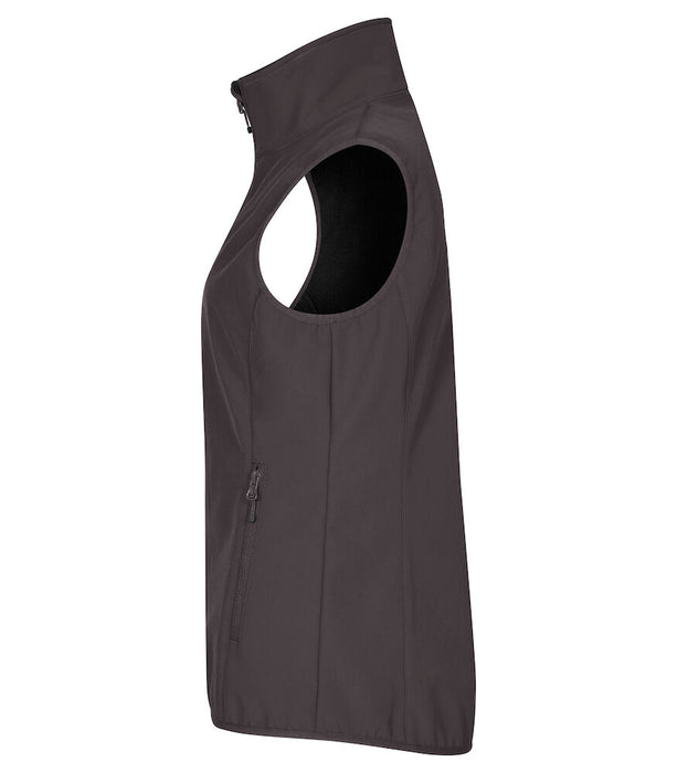 Clique Classic Softshell Väst Dam - Mörkgrå