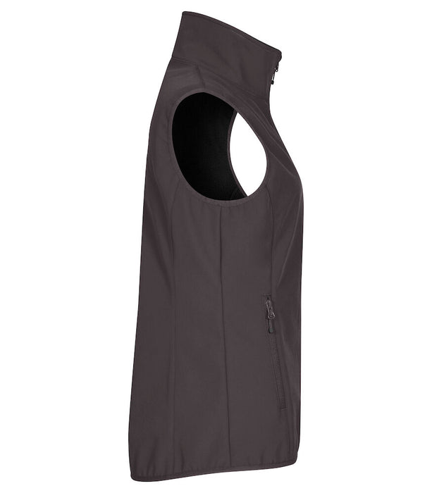 Clique Classic Softshell Väst Dam - Mörkgrå