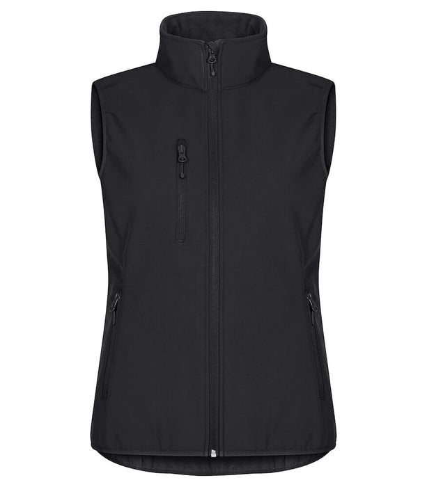 Clique Classic Softshell Väst Dam - Svart