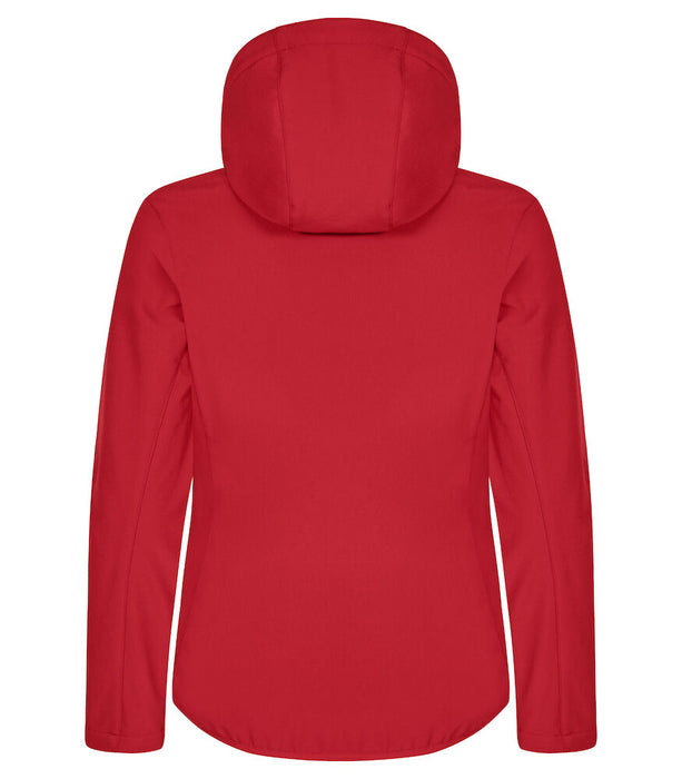 Clique Classic Softshell Hoody Women – 3-Lagers Softshelljacka - Dam - Röd