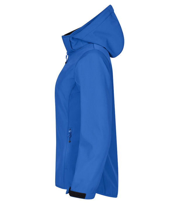 Clique Classic Softshell Hoody Women – 3-Lagers Softshelljacka - Dam - Blå
