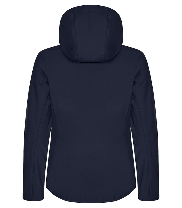 Clique Classic Softshell Hoody Women – 3-Lagers Softshelljacka - Dam - Marinblå