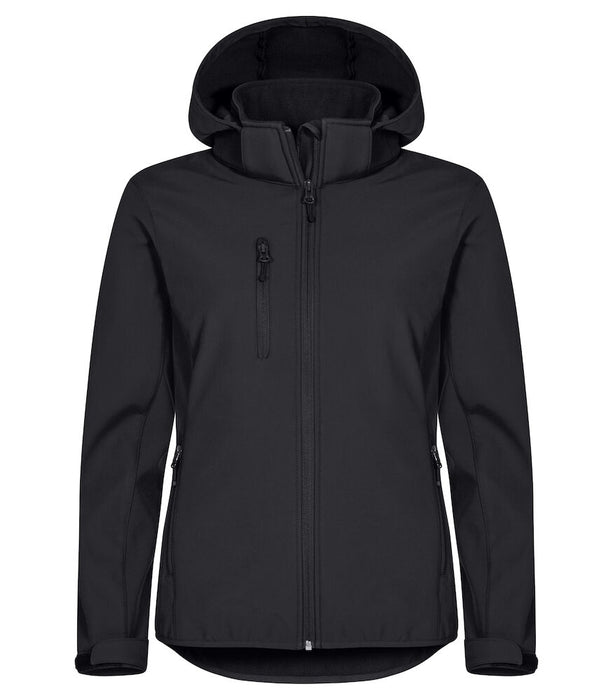 Clique Classic Softshell Hoody Women – 3-Lagers Softshelljacka - Dam - Svart