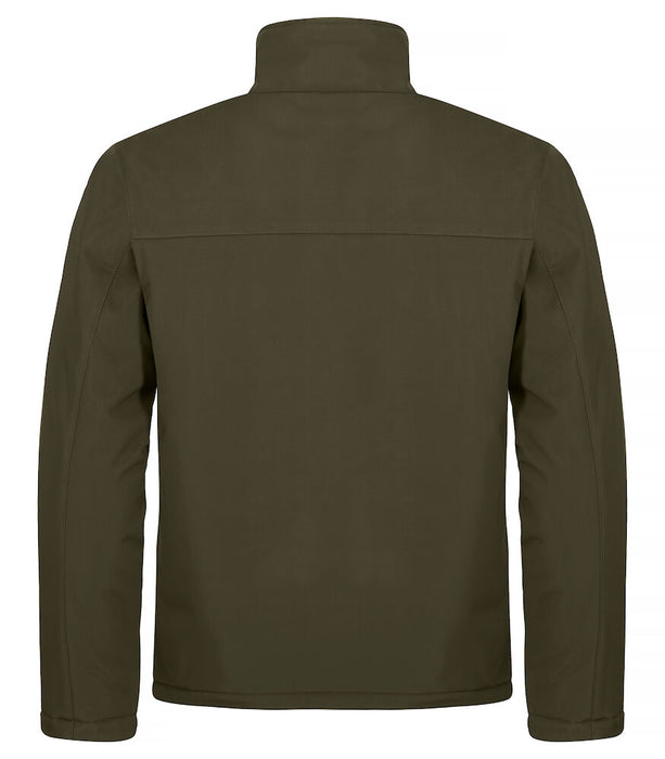 Clique Padded Softshell Jacket – Vadderad Softshelljacka för Herr - Mörkgrön