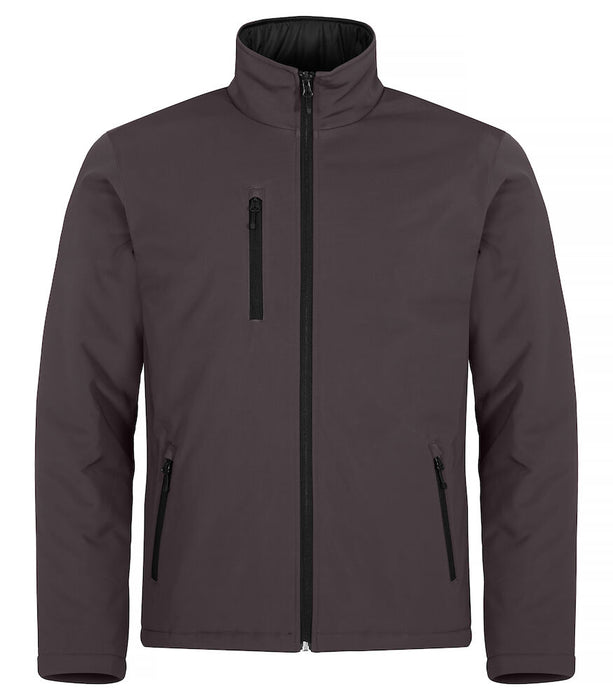 Clique Padded Softshell Jacket – Vadderad Softshelljacka för Herr - Mörkgrå