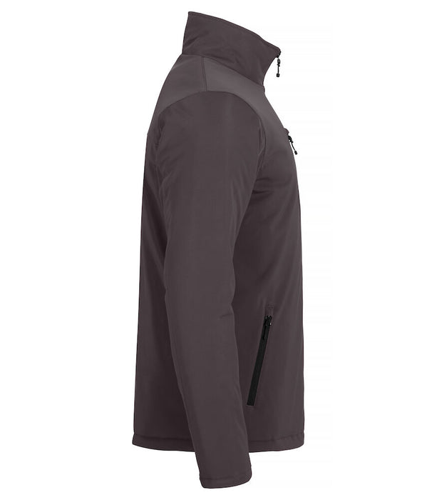 Clique Padded Softshell Jacket – Vadderad Softshelljacka för Herr - Mörkgrå