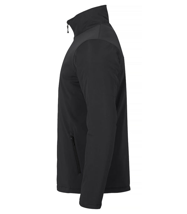 Clique Padded Softshell Jacket – Vadderad Softshelljacka för Herr - Svart