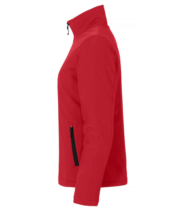 Clique Padded Softshell – Vadderad Softshelljacka för Dam - Röd